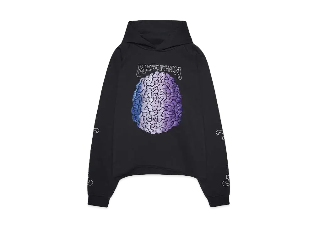 MAYO BRAINWASHING EMBROIDERY HOODIE "BLACK"