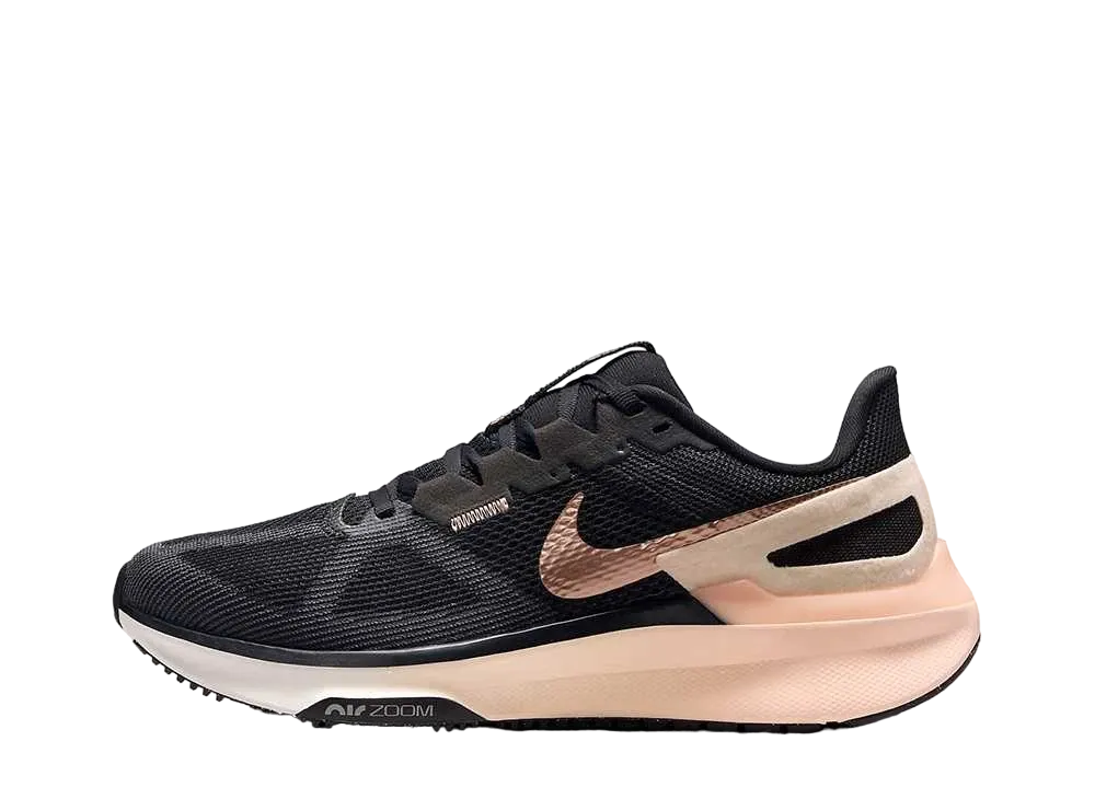 Nike Women's Structure 25 "Black/Crimson Tint/Anthracite/Metallic Red Bronze"