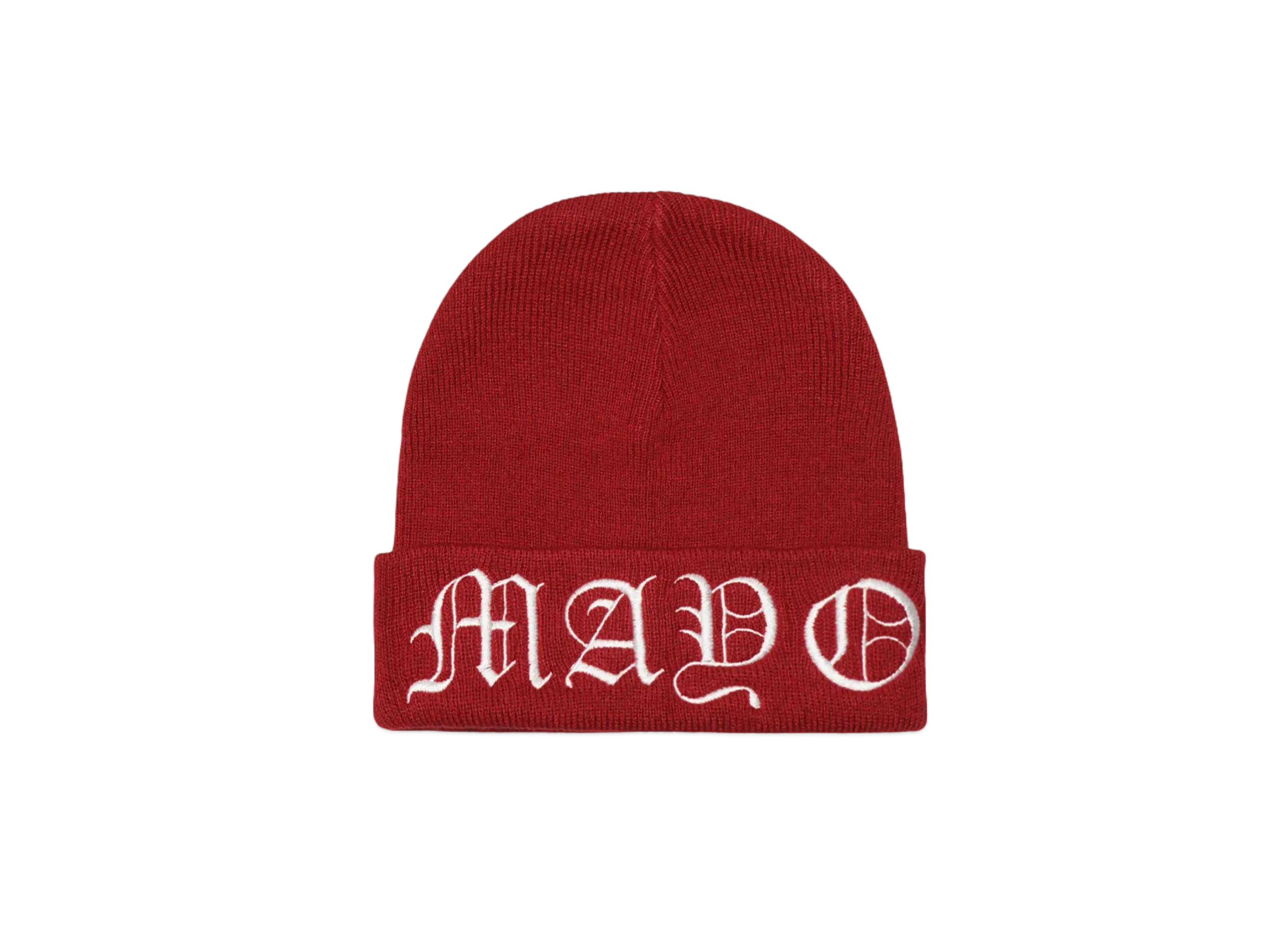 MAYO MAYO LOGO EMBROIDERY KNIT CAP "RED"