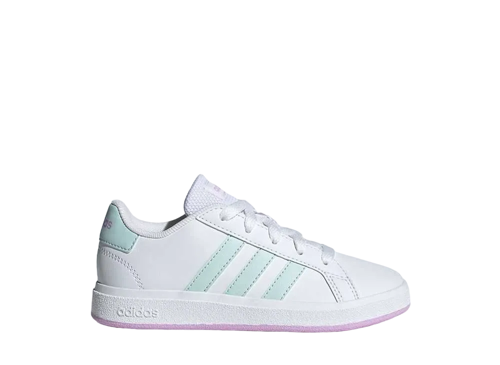 アディダス PS グランドコート2.0 "ホワイト/オールモストブルー" (キッズ)