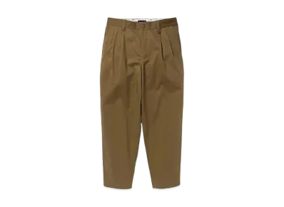 DESCENDANT DC-3 Organic Cotton Twill Trousers "KhaKee"