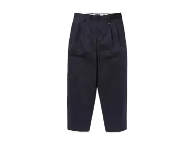 DESCENDANT DC-3 Organic Cotton Twill Trousers "Gray"