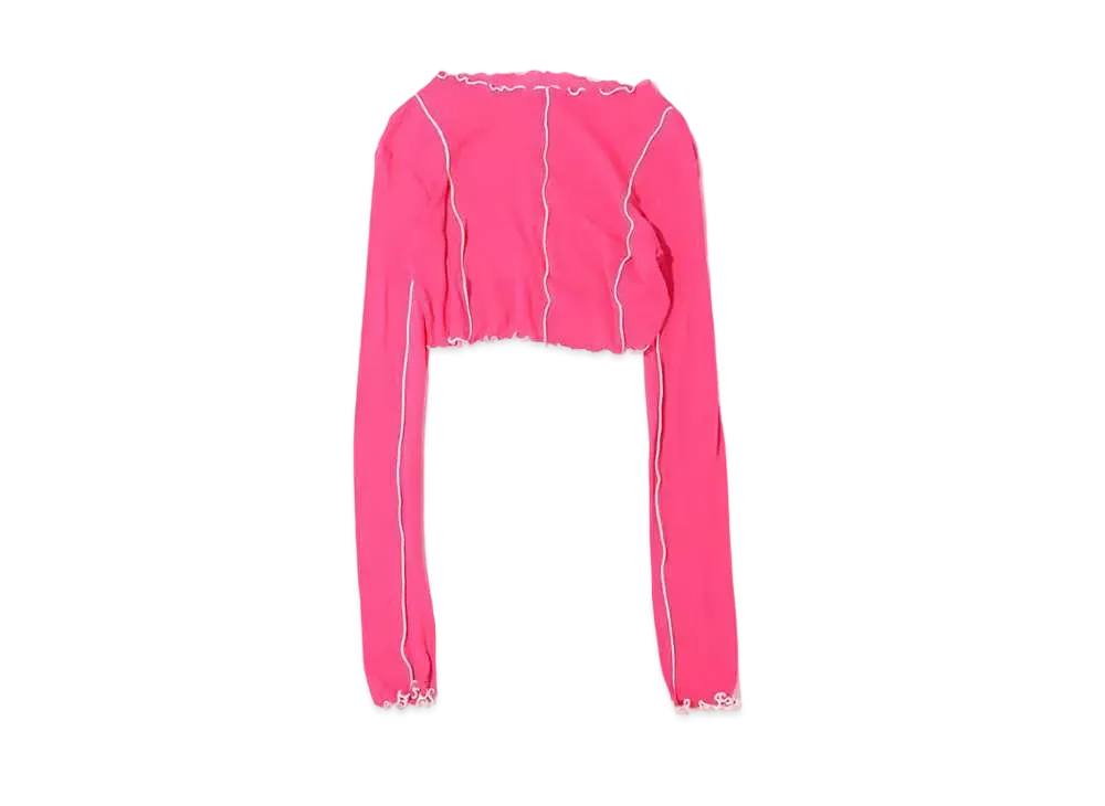 atmos pink Ribbed Mellow Tops "Pink"