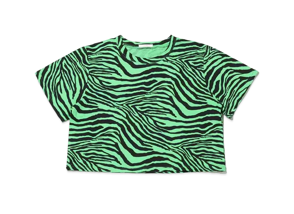 atmos pink Zebra Print T-Shirt "Green"