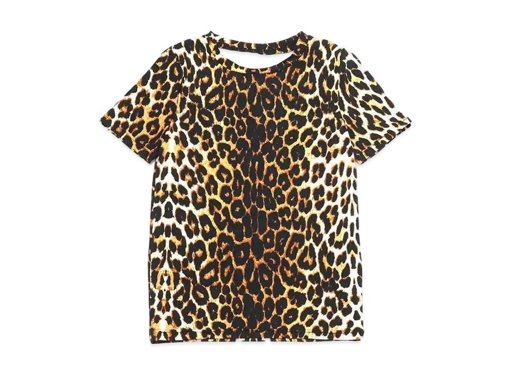 atmos pink x YURIMOS Tight Tops "Leopard"