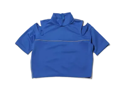 atmos pink Short Length Shoulder Opening Tops "Blue"