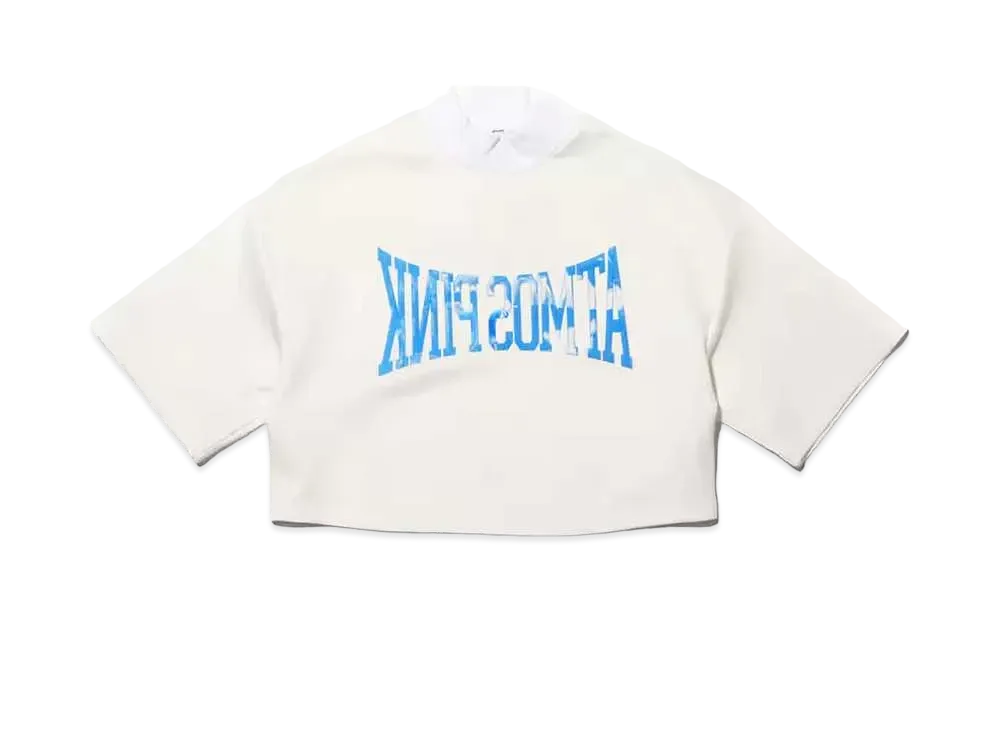 atmos pink Rubber Embossed Tops "White"