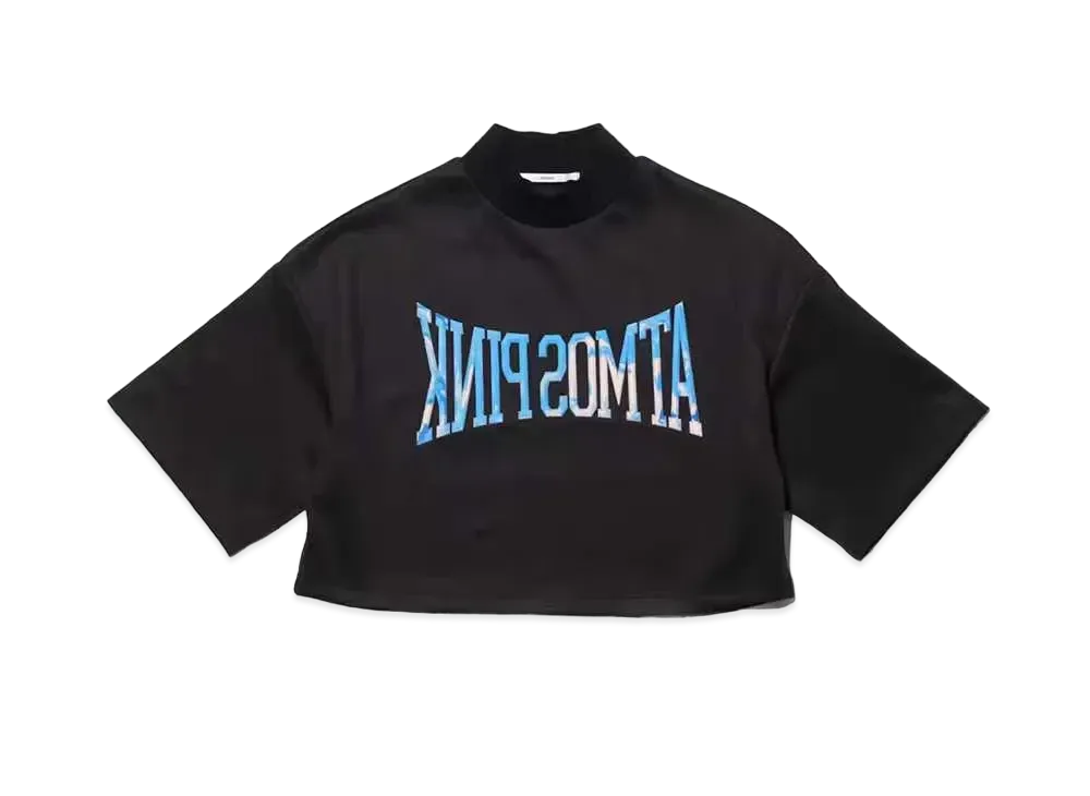 atmos pink Rubber Embossed Tops "Black"