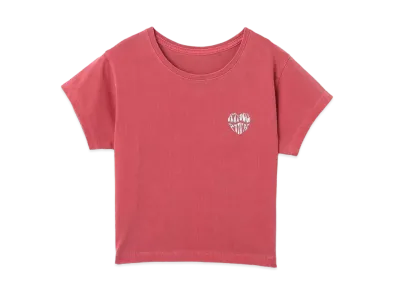 atmos pink Metalic Print Heart Logo Vintage T-shirt "Pink"