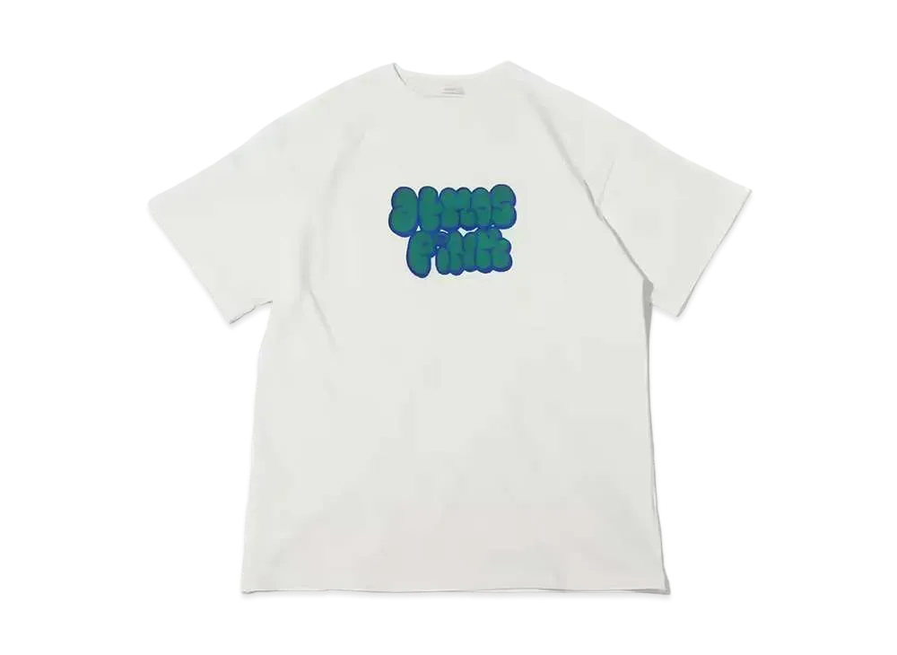atmos pink Flocky Logo Big T "White"