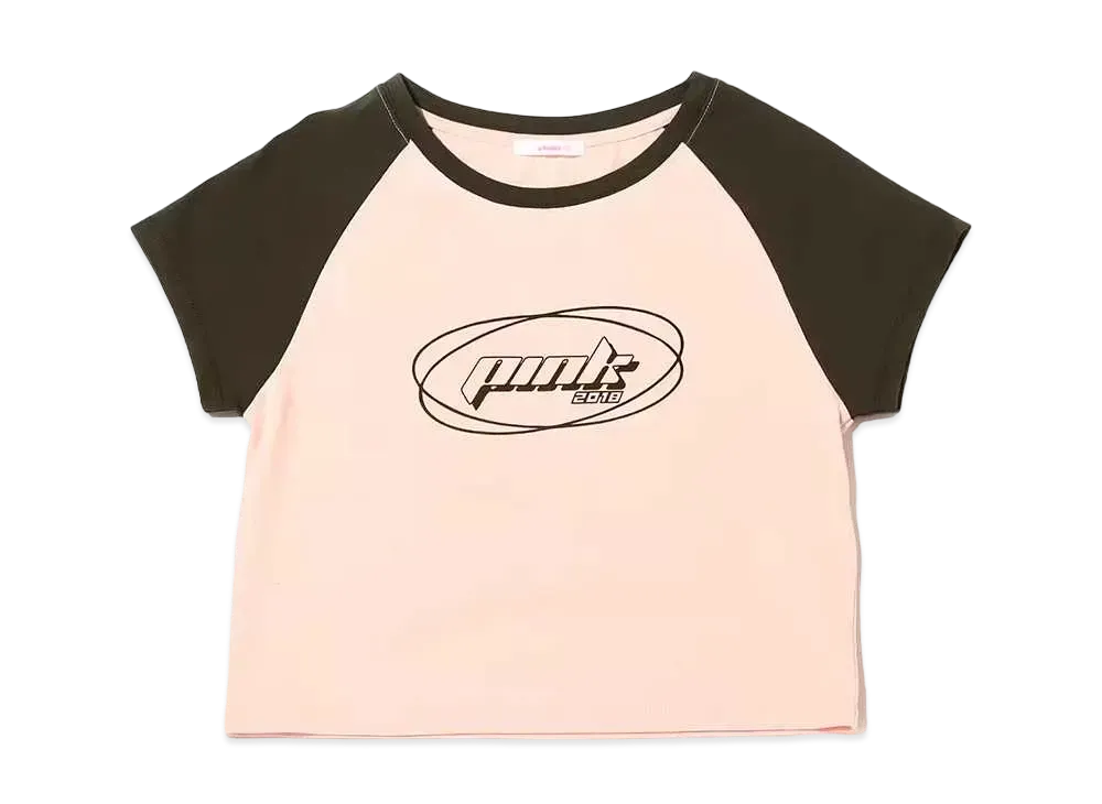atmos pink Raglan Chibi T "Pink"