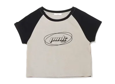 atmos pink Raglan Chibi T "Gray"