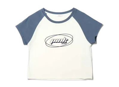 atmos pink Raglan Chibi T "White"