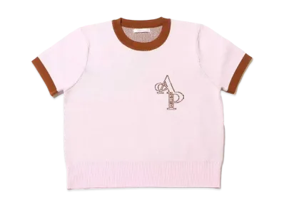 atmos pink Ringer Knit Chibi T "Pink"