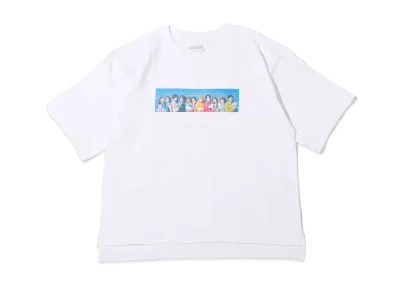 atmos pink Don'T Be Fooled By Rainbows And Wolves Member T-Shirt "White"