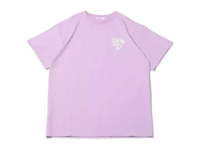 atmos pink Heart Logo Embroidery Big T "Purple"