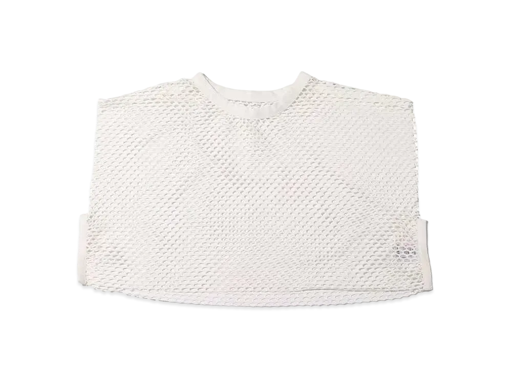 atmos pink Mesh Sleeveless Tops "White"