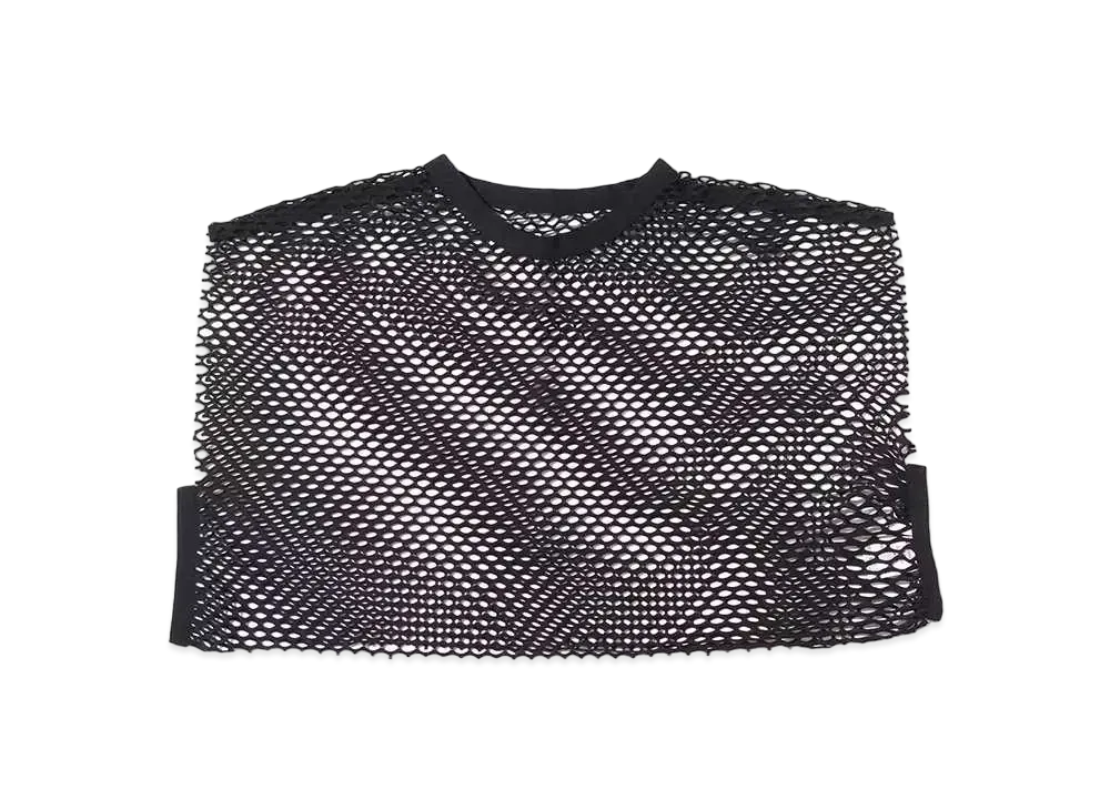 atmos pink Mesh Sleeveless Tops "Black"