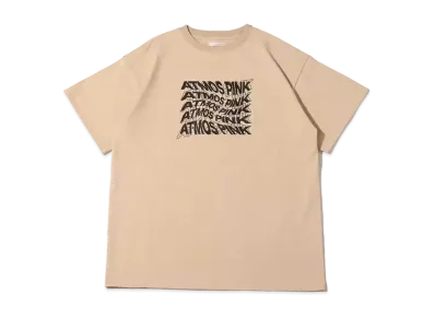 atmos pink Graphic Big T "Beige"