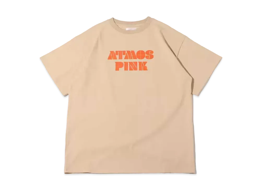 atmos pink Panel Logo Big T "Beige"