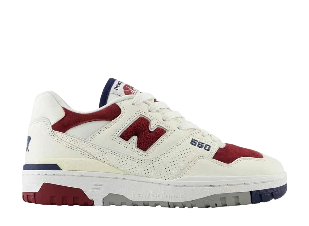 New Balance 550 "Suede ToeBurgundy/Navy