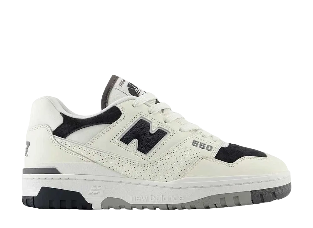 New Balance 550 "Suede Toe White/Black"