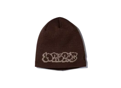NEW ERA Basic Beanie Bubble Logo "Brown"