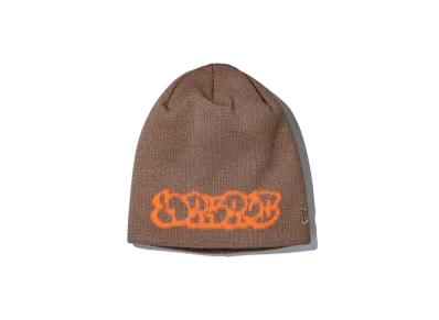 NEW ERA Basic Beanie Bubble Logo "Beige"