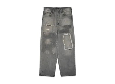 F-LAGSTUF-F BORO DENIM PANTS "BLACK"