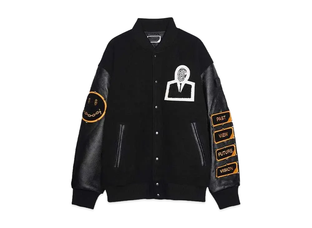 PHINGERIN AGENT.P STADIUM JACKET "BLACK"