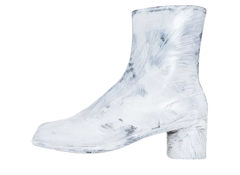 Maison Margiela TABI ANKLE BOOTS H80 "BLACK/WHITE"