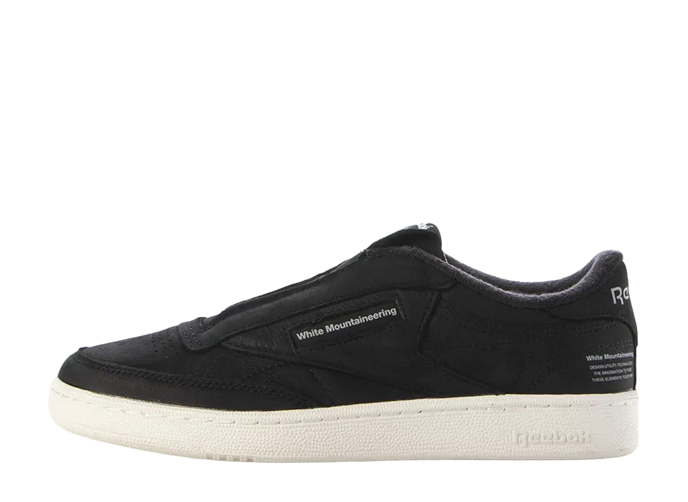 White Mountaineering × Reebok Club C 85 "Black/Chalk/Grey"