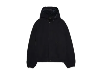 Supreme Faux Shearling Lined Bomber Jacket "Black"