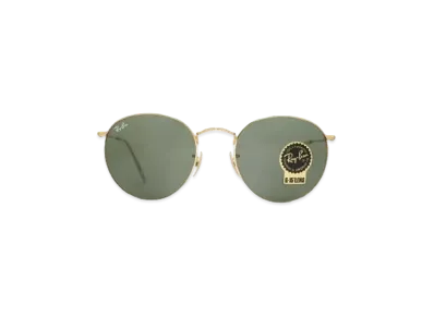 Ray-Ban ROUND METAL "ARISTA GOLD x G-15 GREEN"