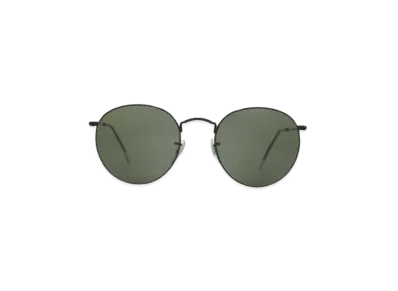 Ray-Ban ROUND METAL "BLACK x G-15 GREEN"