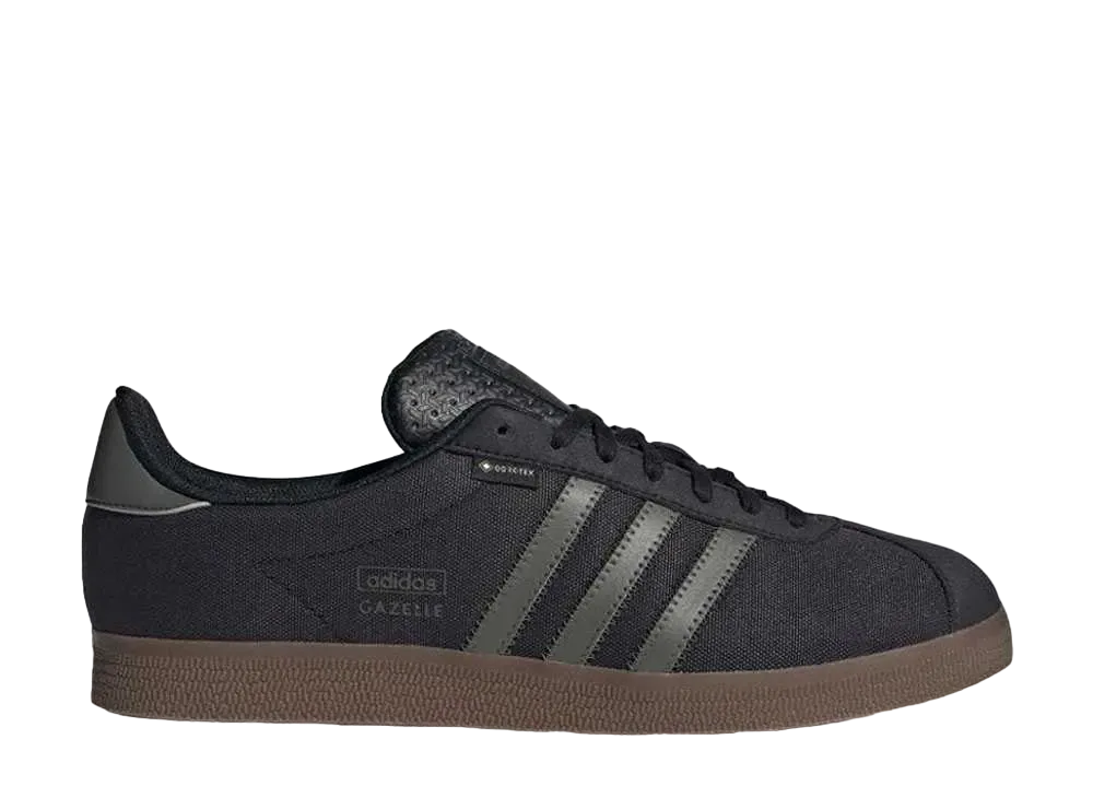 adidas Gazelle GORE-TEX "Core Black/Utility Gray/Gum"