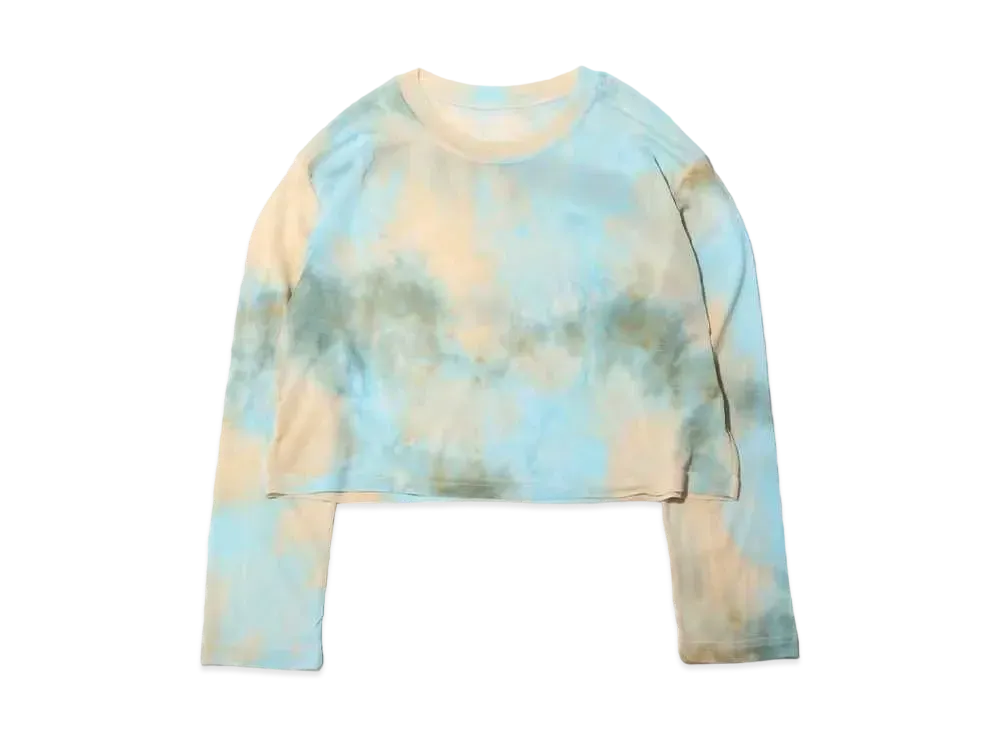 atmos pink Tie-Dye Organdy Tops "Green"