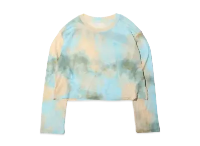 atmos pink Tie-Dye Organdy Tops "Green"