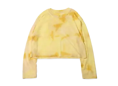 atmos pink Tie-Dye Organdy Tops "Yellow"