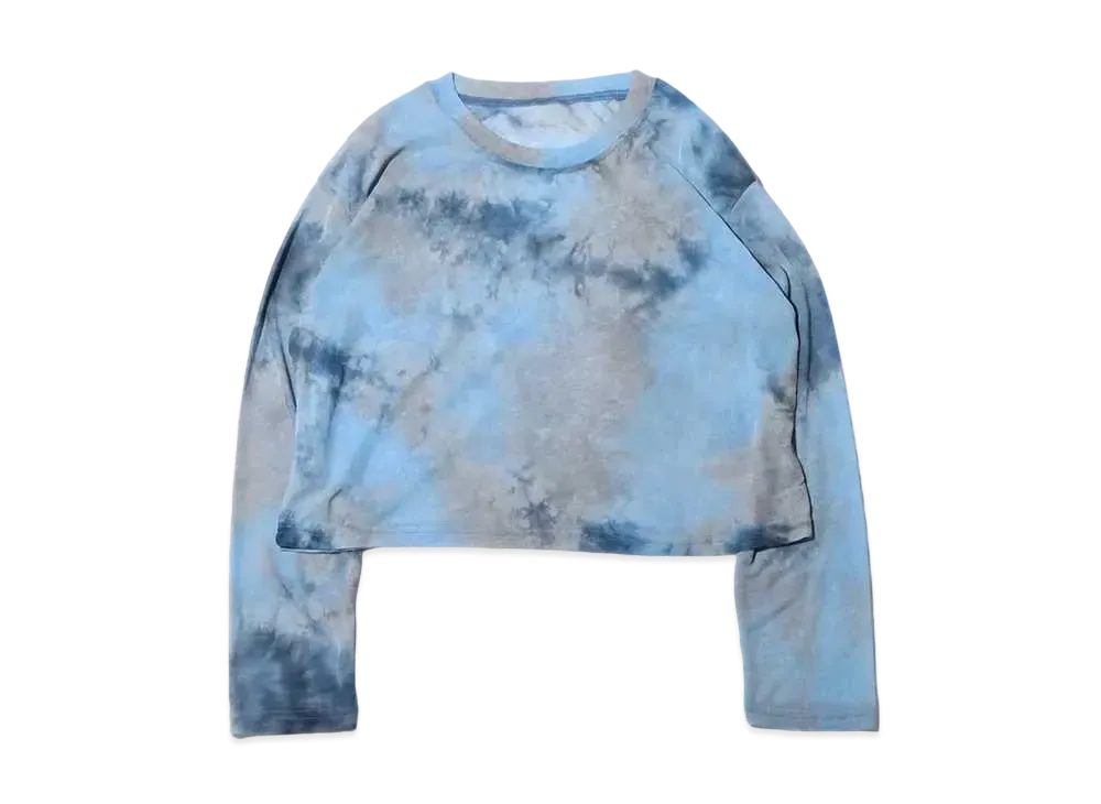 atmos pink Tie-Dye Organdy Tops "Blue"