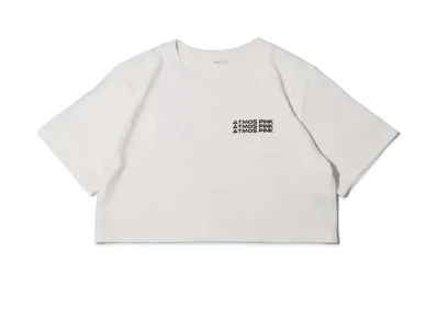 atmos pink Triple Logo Short T-Shirt "White"