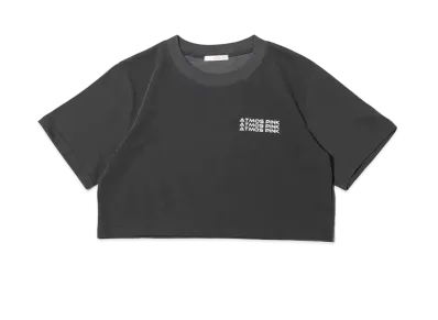 atmos pink Triple Logo Short T-Shirt "Gray"
