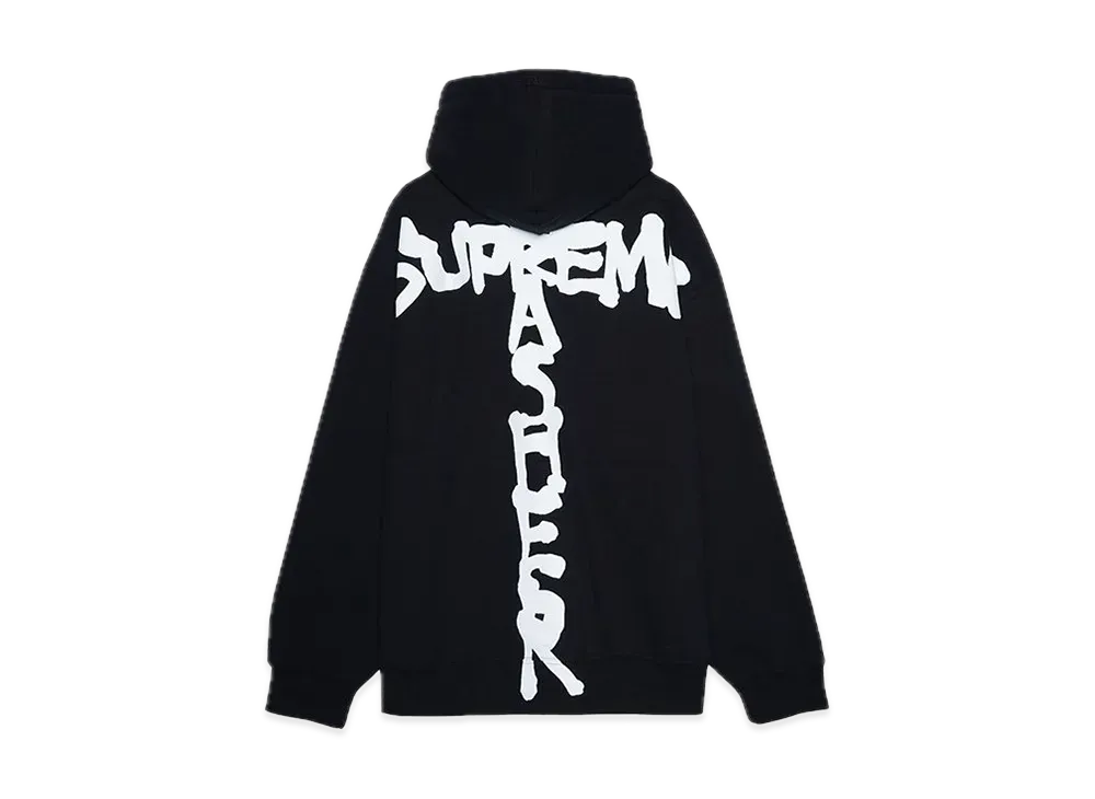 Supreme x Thrasher Zip Up Hooded Sweatshirt "Black"
