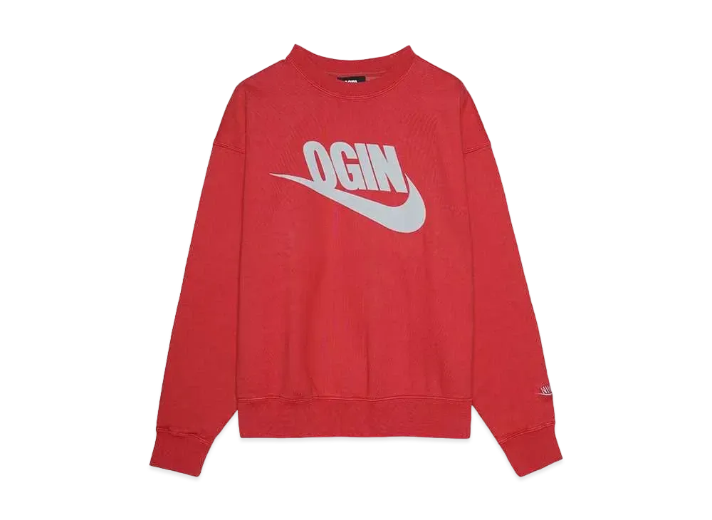 NIGO x Nike AS NRG Crew Fleece "Red"(OGIN)