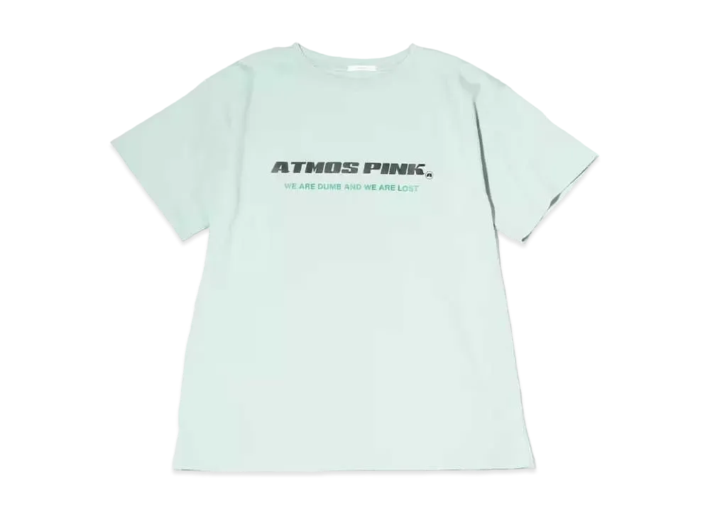 atmos pink Front Logo Big T "Mint"