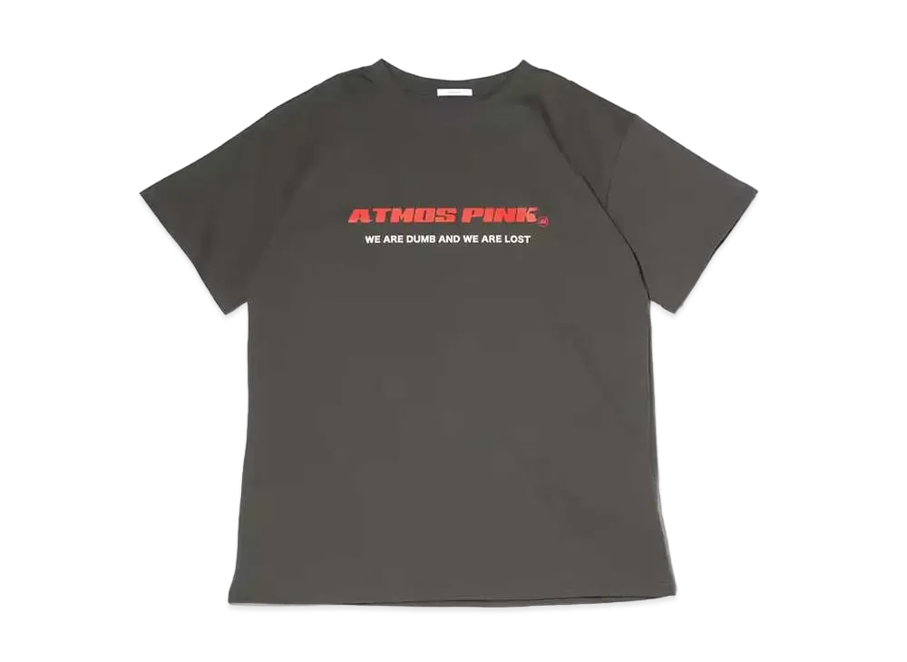 atmos pink Front Logo Big T "Gray"