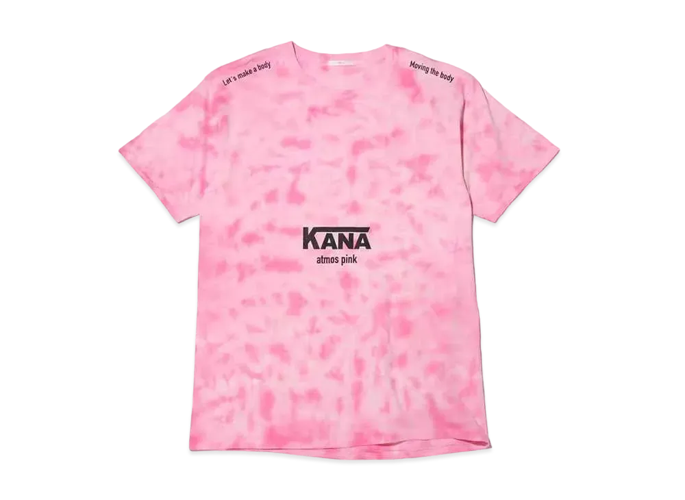 atmos pink x Kana Tie-Dye T-Shirt "Pink"
