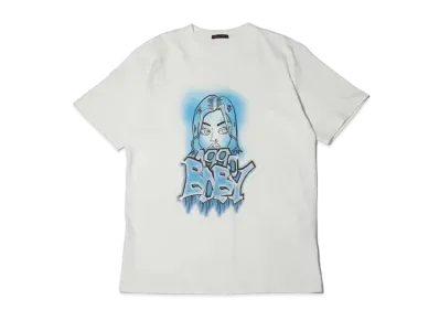 atmos pink x Riehata Graphic Art Tee "White"