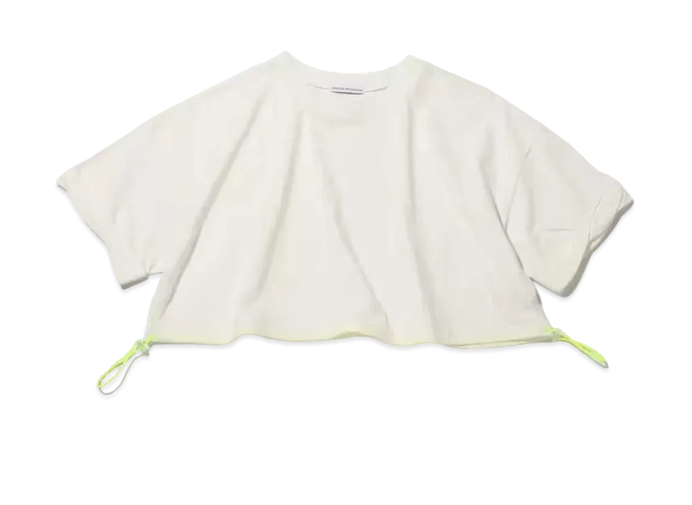 atmos pink Adjustable Hem Shortie "White"