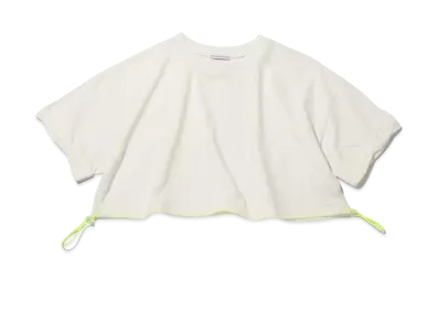 atmos pink Adjustable Hem Shortie "White"